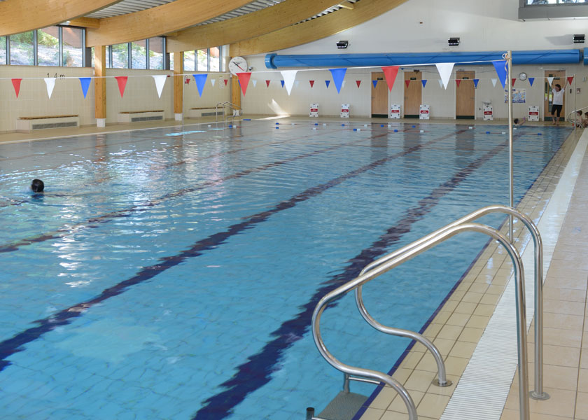 Swimming pool at Malvern Active