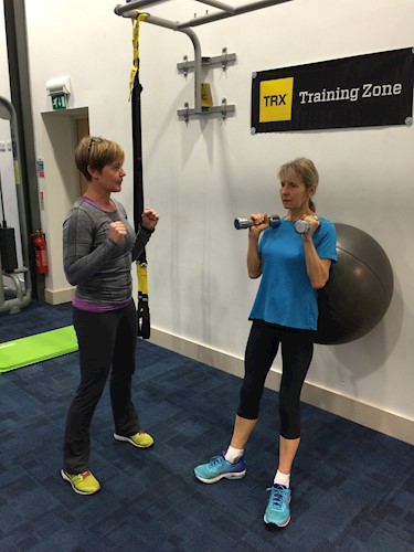 Personal Trainer at Malvern Active Sarah Shaw and her client