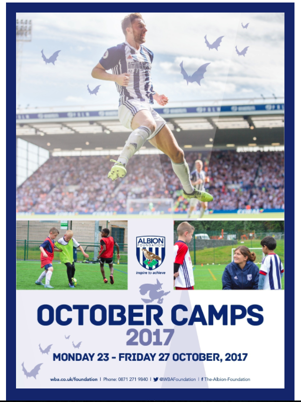 football camp poster