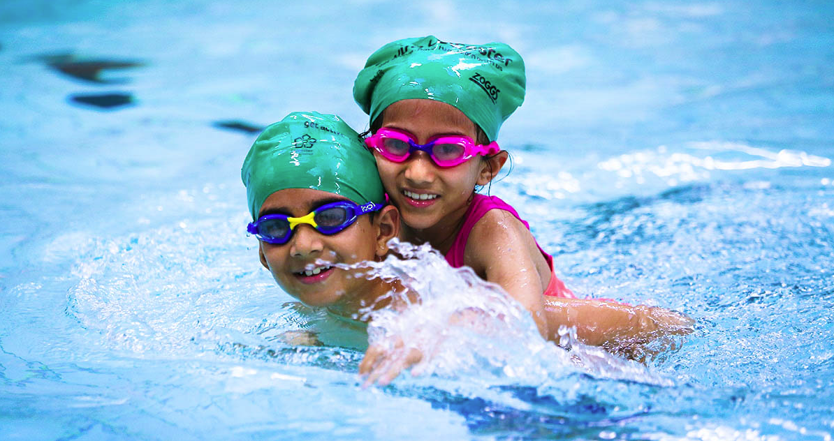 Swimming fun for kids