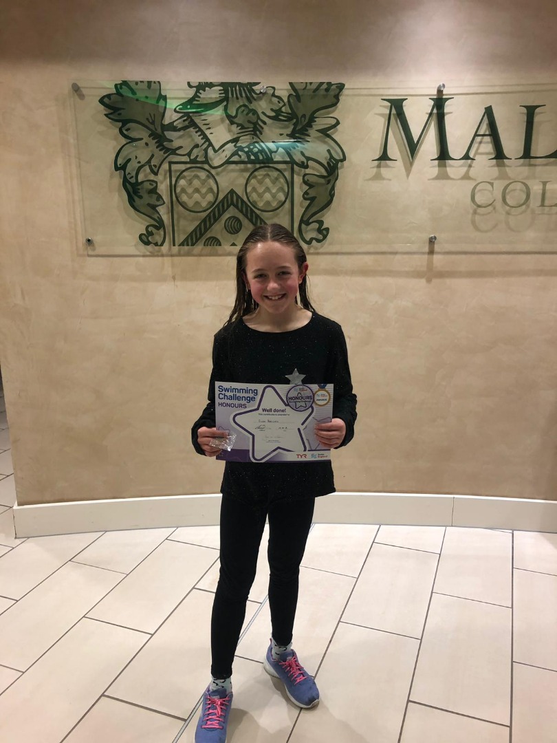 Malvern Active Swimming Honour 